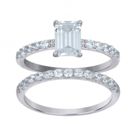 925 Sterling Silver Duo Ring