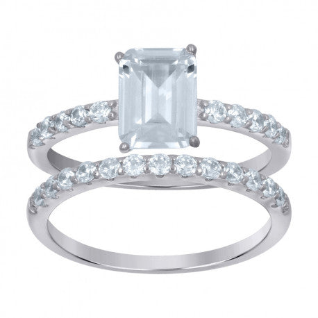 925 Sterling Silver Duo Ring