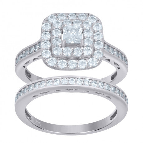 925 Sterling Silver Duo Ring