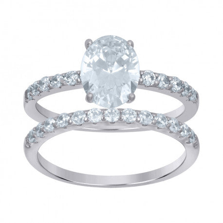 925 Sterling Silver Duo Ring