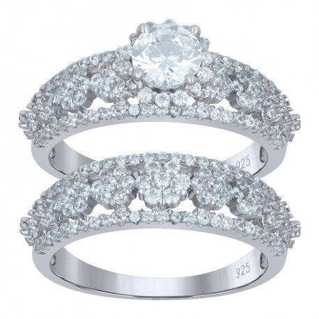 925 Sterling Silver Duo Ring