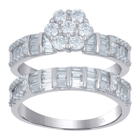 925 Sterling Silver Duo Ring