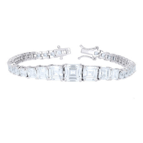 925 Sterling Silver Fancy Bracelet 7.25"