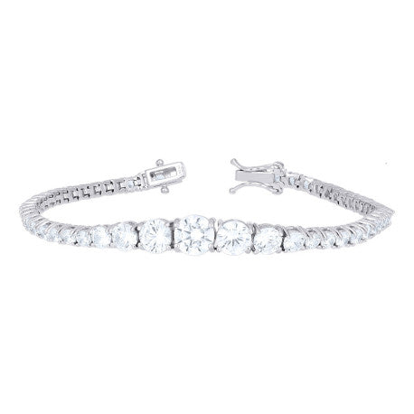 925 Sterling Silver Fancy Bracelet 7.25"