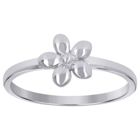 925 Sterling Silver Flower Ring S5 To S8