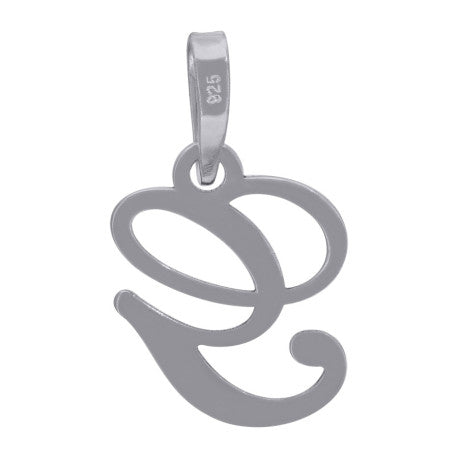 925 Sterling Silver "G" Initial Pendant