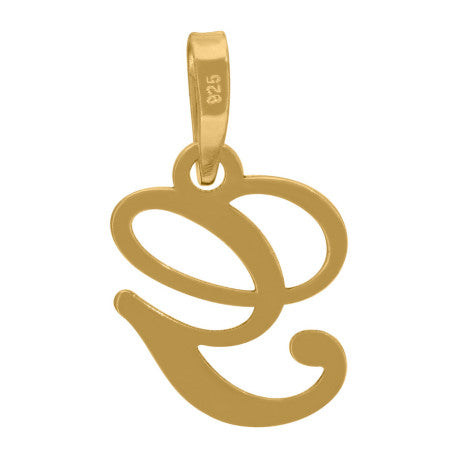 925 Sterling Silver "G" Initial Pendant