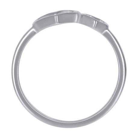 925 Sterling Silver Heart Ring S5 To S8