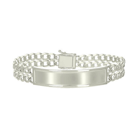 925 Sterling Silver Id Bracelet 8"