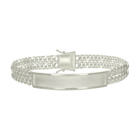 925 Sterling Silver Id Bracelet 8"