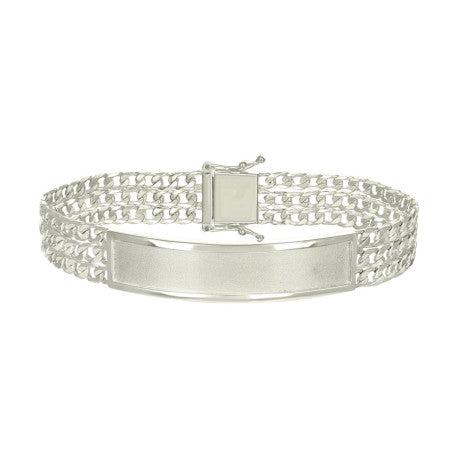 925 Sterling Silver Id Bracelet 8"