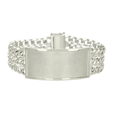 925 Sterling Silver Id Bracelet 8"