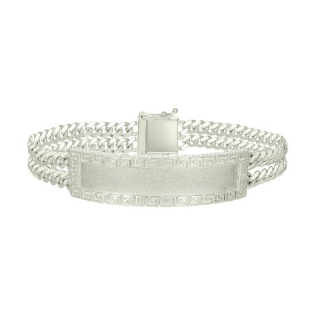 925 Sterling Silver Id Bracelet 8"
