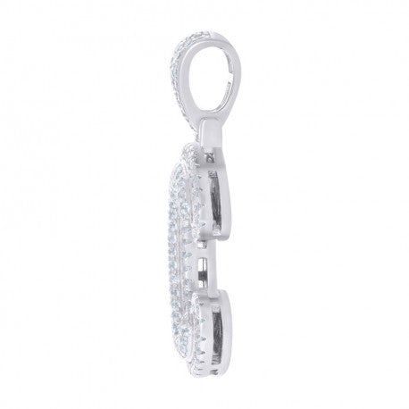 925 Sterling Silver Initial Letter "C" Pendant