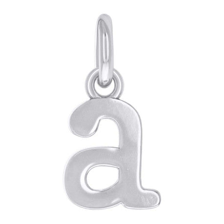 925 Sterling Silver Initial Pendant "A"