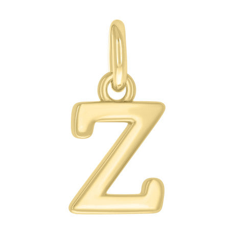 925 Sterling Silver Initial Pendant "Z"