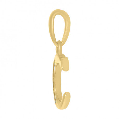925 Sterling Silver Initial"C" Pendant