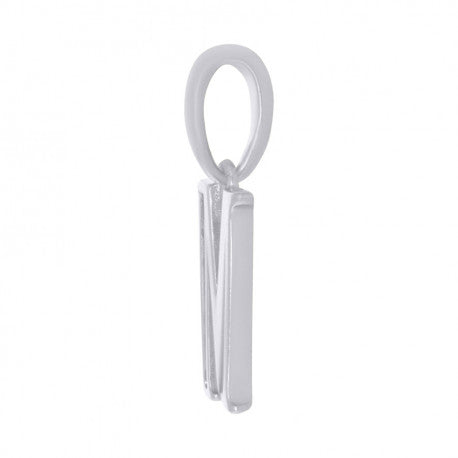925 Sterling Silver Initial"M" Pendant