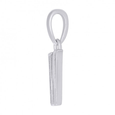 925 Sterling Silver Initial"W" Pendant