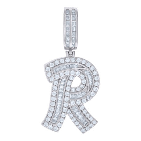 925 Sterling Silver Intial "R"