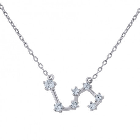 925 Sterling Silver Leo 18" Necklace