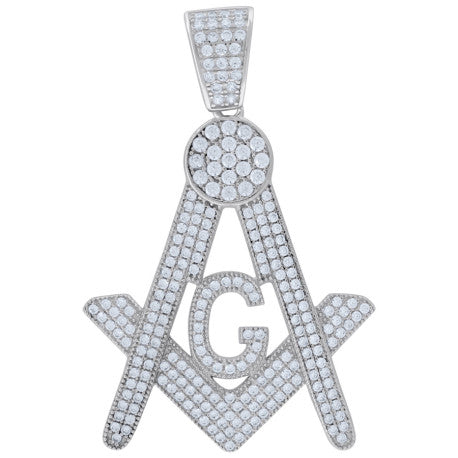 925 Sterling Silver Masonic Pendant