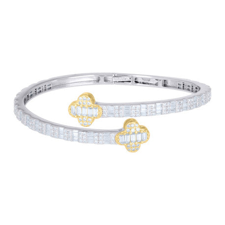 925 Sterling Silver Moissanite Bangle