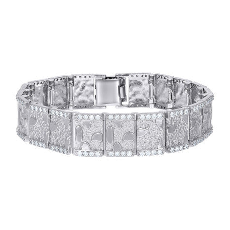 925 Sterling Silver Moissanite Bracelet 16mm
