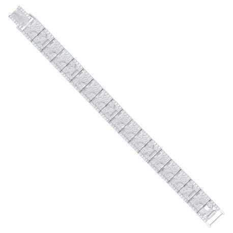 925 Sterling Silver Moissanite Bracelet 16mm