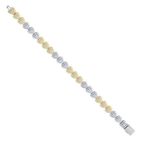 925 Sterling Silver Moissanite Bracelet