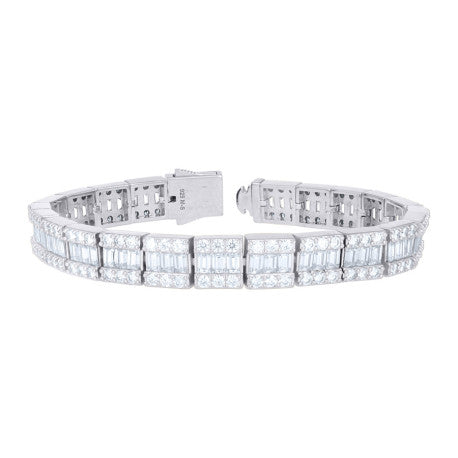 925 Sterling Silver Moissanite Bracelet