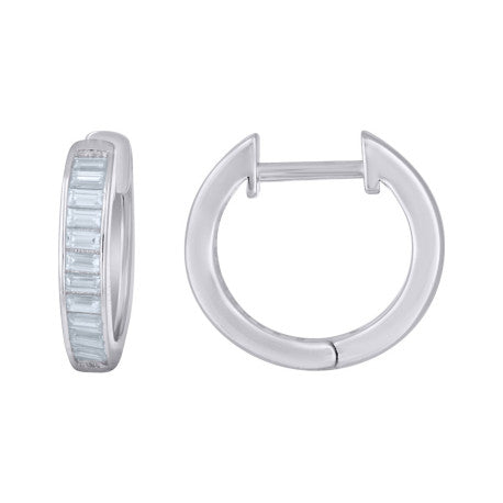925 Sterling Silver Moissanite Earring