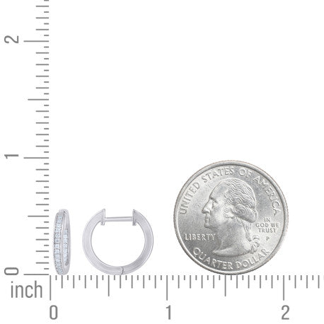 925 Sterling Silver Moissanite Earring