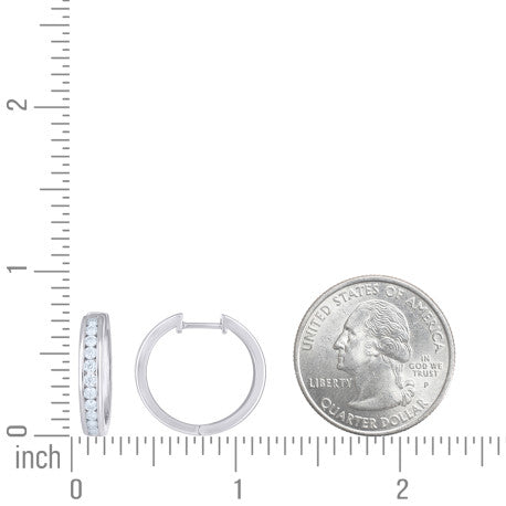 925 Sterling Silver Moissanite Earring
