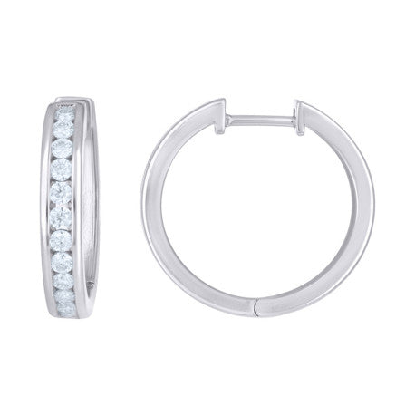 925 Sterling Silver Moissanite Earring