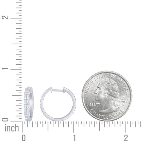 925 Sterling Silver Moissanite Earring