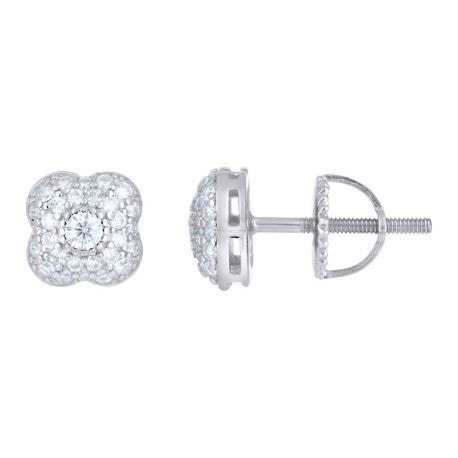 925 Sterling Silver Moissanite Earring