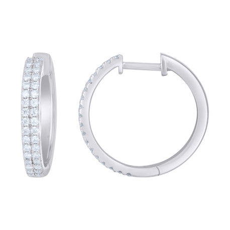 925 Sterling Silver Moissanite Earring