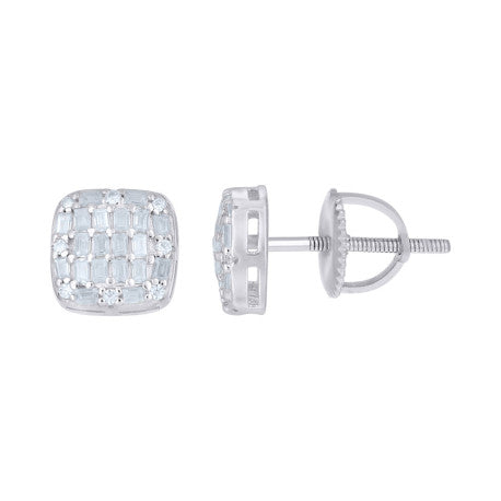925 Sterling Silver Moissanite Earring