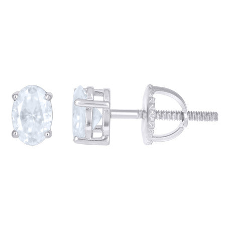 925 Sterling Silver Moissanite Earrings
