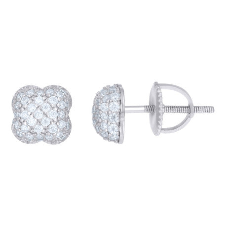 925 Sterling Silver Moissanite Earrings