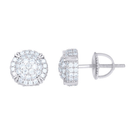 925 Sterling Silver Moissanite Earrings