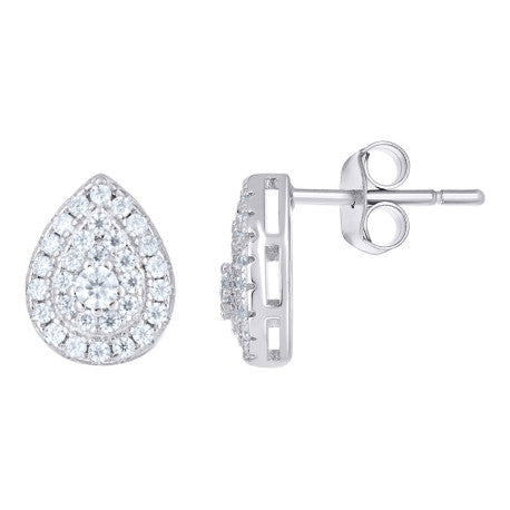 925 Sterling Silver Moissanite Earrings