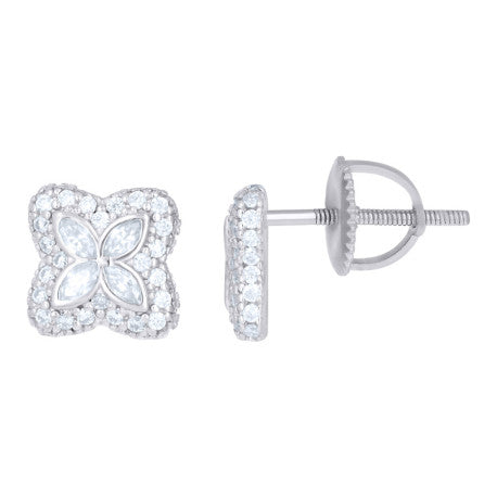 925 Sterling Silver Moissanite Earrings