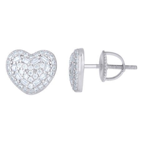 925 Sterling Silver Moissanite Earrings