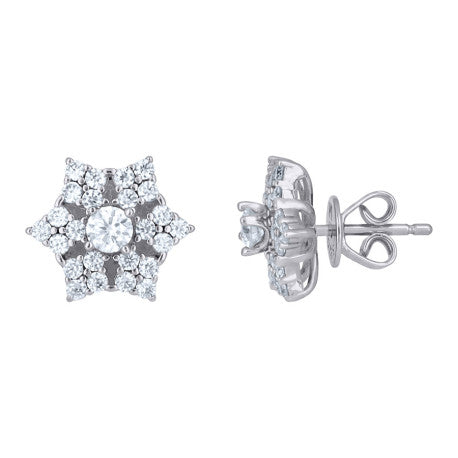 925 Sterling Silver Moissanite Earrings