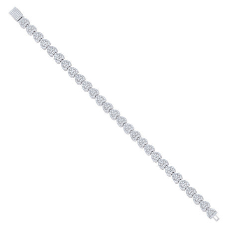 925 Sterling Silver Moissanite Necklace 7mm