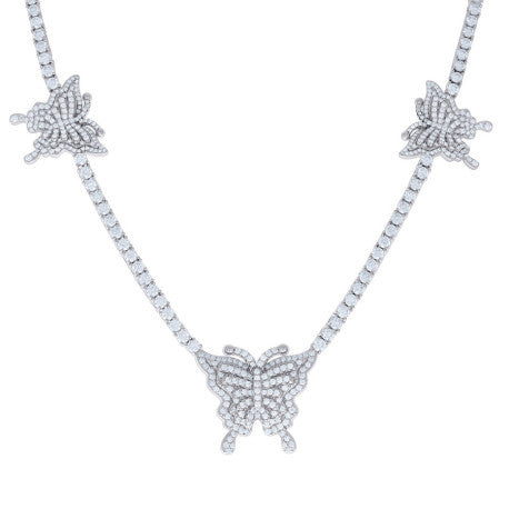 925 Sterling Silver Moissanite Necklace