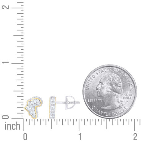 925 Sterling Silver Moissanite Earring