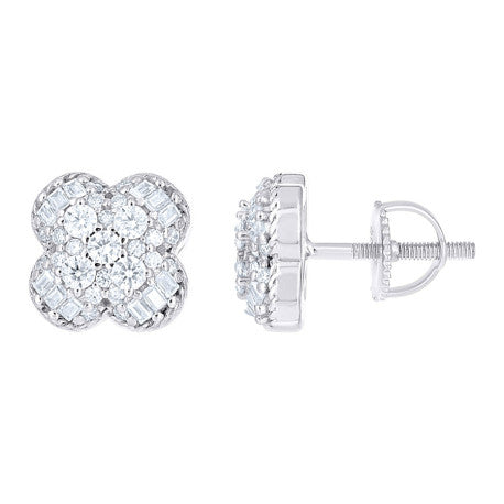 925 Sterling Silver Moissanite Earring